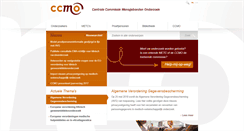 Desktop Screenshot of ccmo.nl